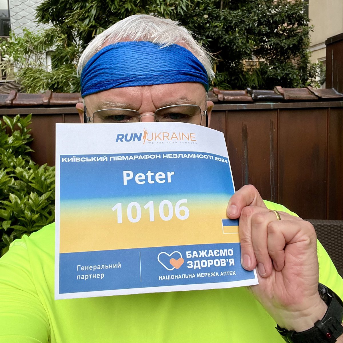 pmwBxl's tweet photo. Virtual 10k at #RunUkraine #KyivUnbroken 🇺🇦 in 🇪🇺 capital #Brussels 🇧🇪 this morning. #StrongerTogether 🦾 https://t.co/fdZVPQfQq3