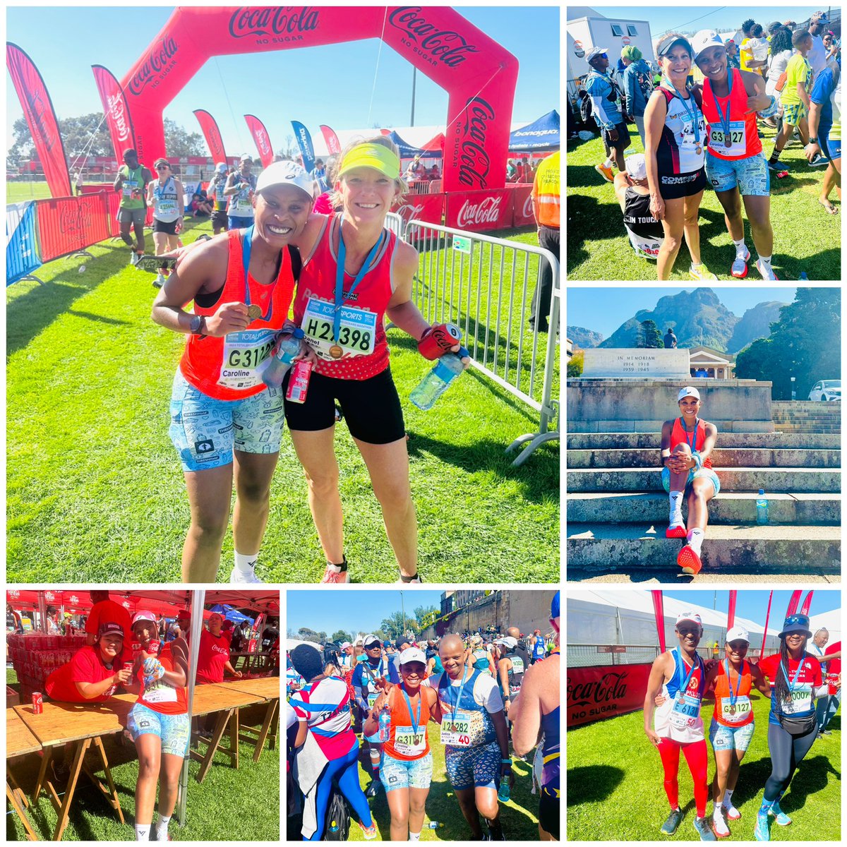 About yesterday!🔥🤩🏃‍♀️💙Still on cloud nine about completing my 5th @2OceansMarathon 56km Ultra 2024. By Grace we made it and well done to everyone who ran! Running and living active lifestyle is all worth it. For my Race Reflection check my Instagram profile @caroline_pule. 🙏🥹