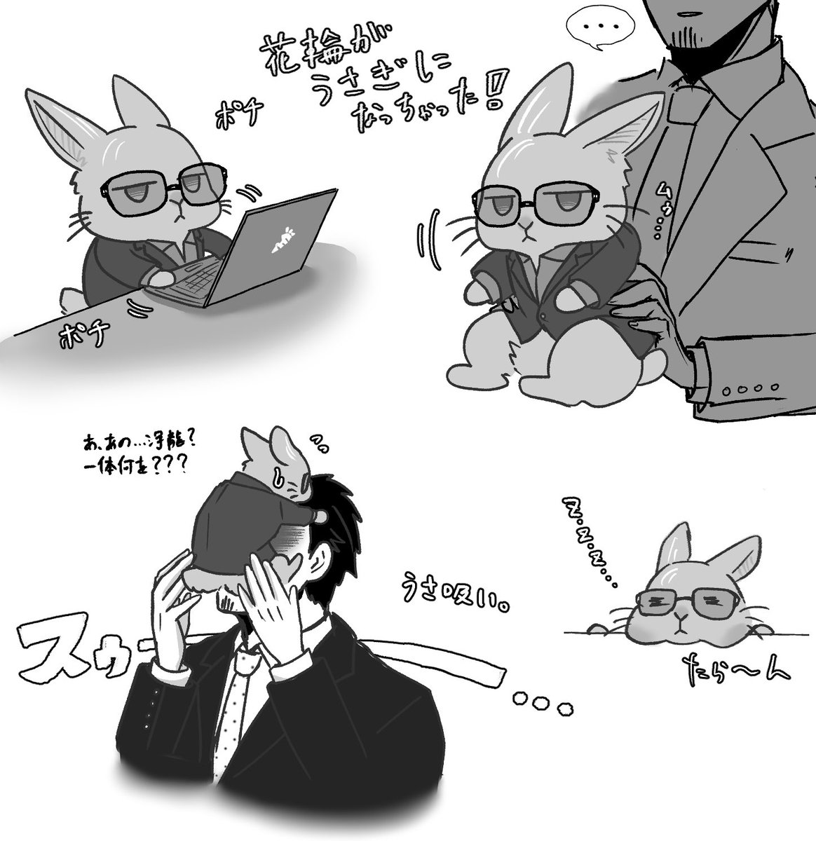 はなわさんは🐰。 