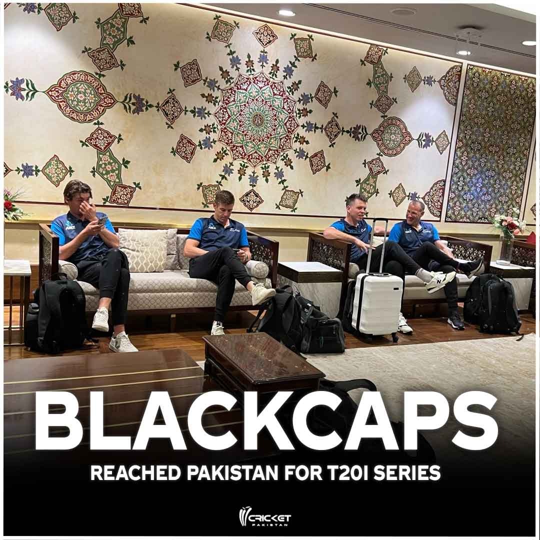 The Pakistan Cricket Board (PCB) announced the Kiwis' arrival with a warm welcome on their social media handles.

#PakistanCricket #PCT #Kakul #BabarAzam𓃵 #IPL2024 #BiggBoss7Tamil #Abhiha #Abhisha #ViratKohli𓃵 #BabarAzam𓃵 #IPLRetentions #Perletti #HardikPandya