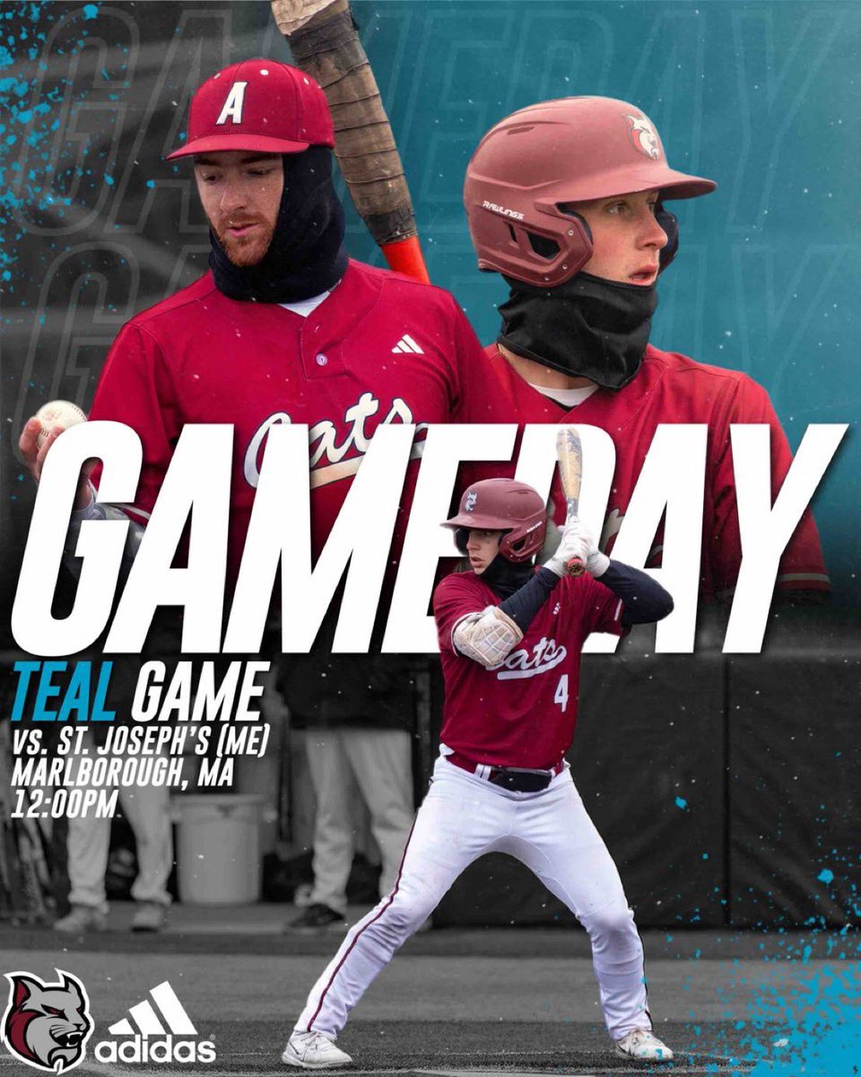 ⚾️GAMEDAY⚾️ Wear something teal and come out to Marlborough High School and cheer on the baseball team as they take on the St. Joseph’s(ME) Monks for their Teal Game! Opening pitch is set for 12:00pm! Watch live: ow.ly/Cub850RfJEh