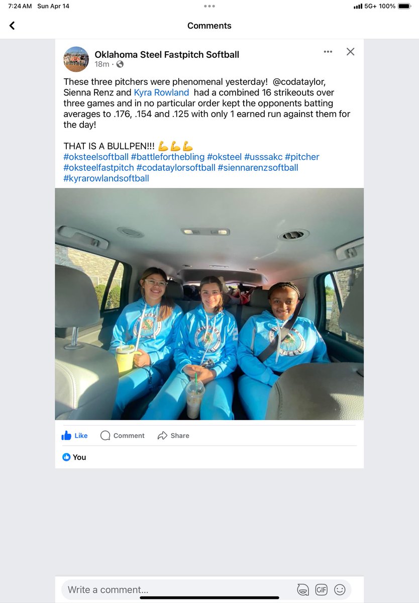 MckennaY_02's tweet photo. Love my pitchers❤️❤️❤️🥎🥎🥎 https://t.co/Xk1XraTs2G