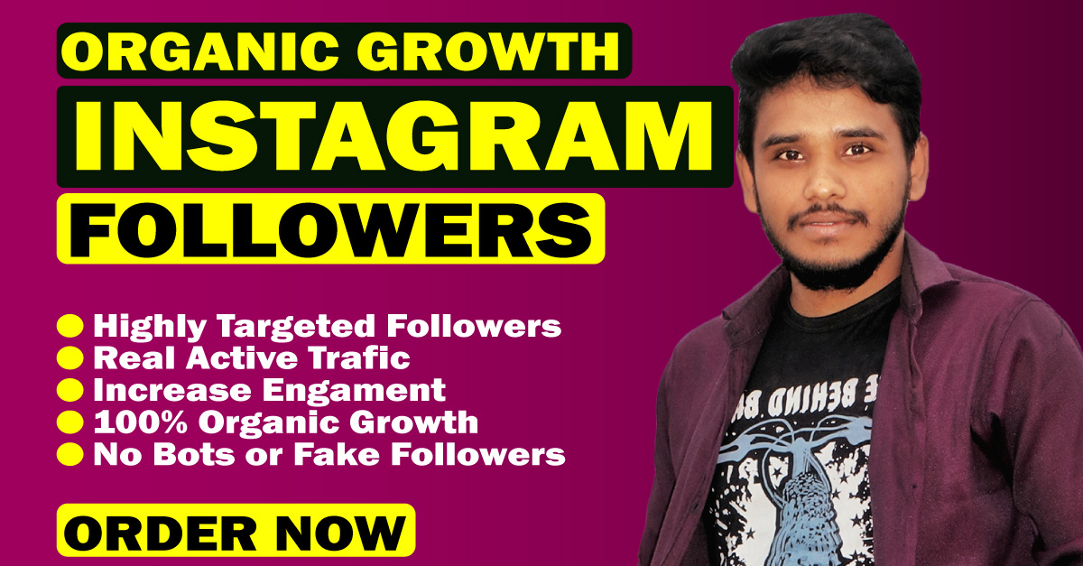 I will do Instagram promotion for the organic follower growth