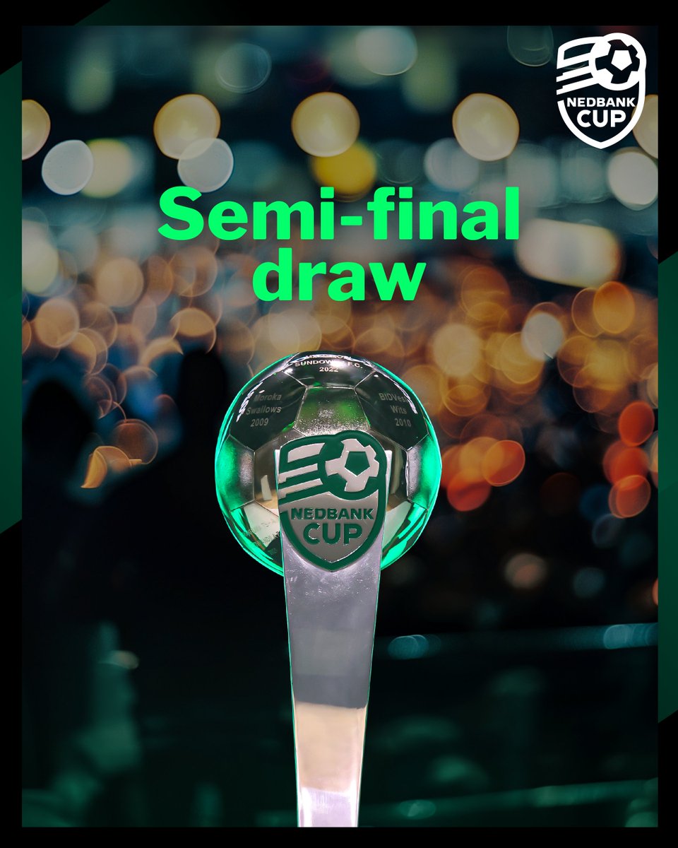 A reminder that the draw will take place straight after the TS Galaxy vs Chippa United match. 🚨 #NedbankCup