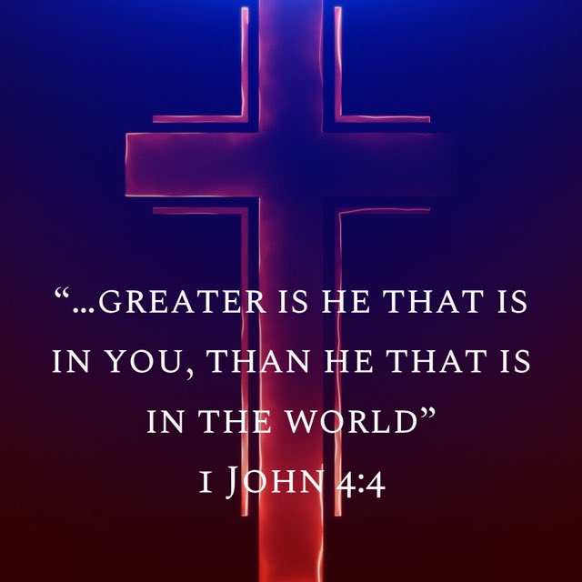 1 John 4:4 ✝️
