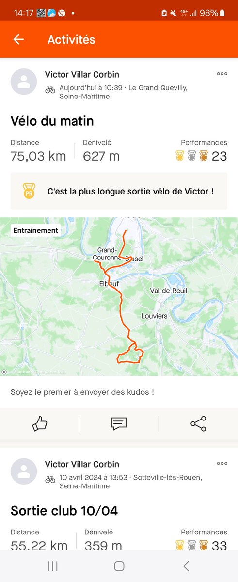 livic0811's tweet photo. Mon ado "je vais chez papi mamie pour le we" Mon #vélo, ma liberté https://t.co/FMjFJIpiVH