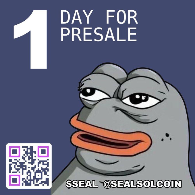 $SEAL PINKSALE - GOOD TEAM BEHIND THIS   PINKSALE LINK 🔥 https://t.co/Is08qBl560  I RECKON THIS COULD