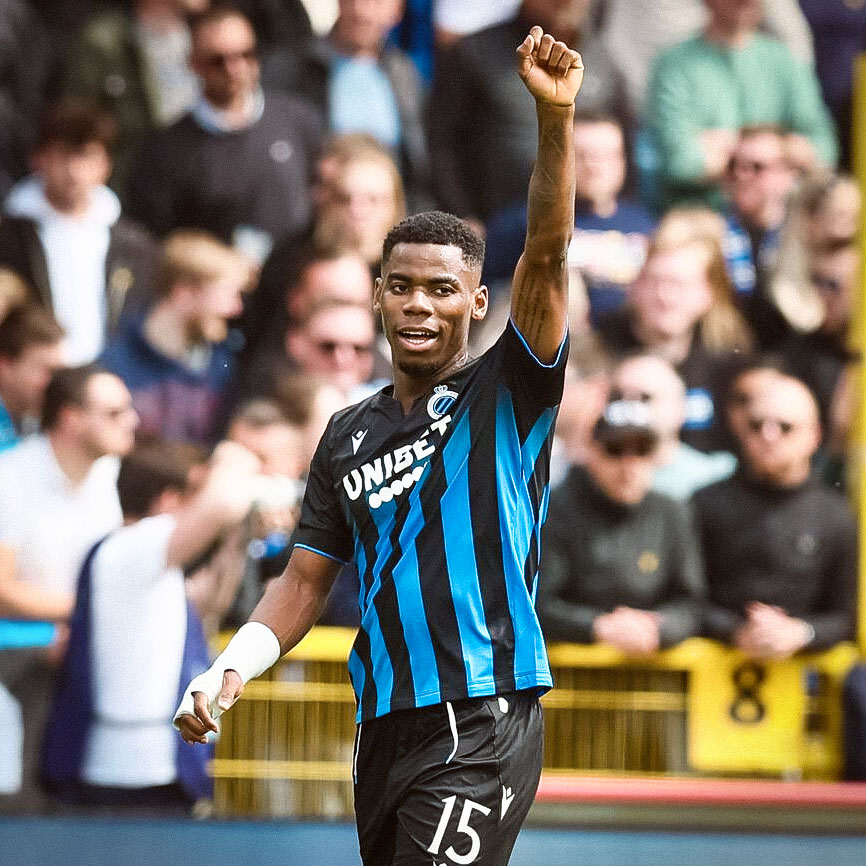 Raphael Onyedika strikes AGAIN! 💥 He's caught fire at the perfect time for Club Brugge.