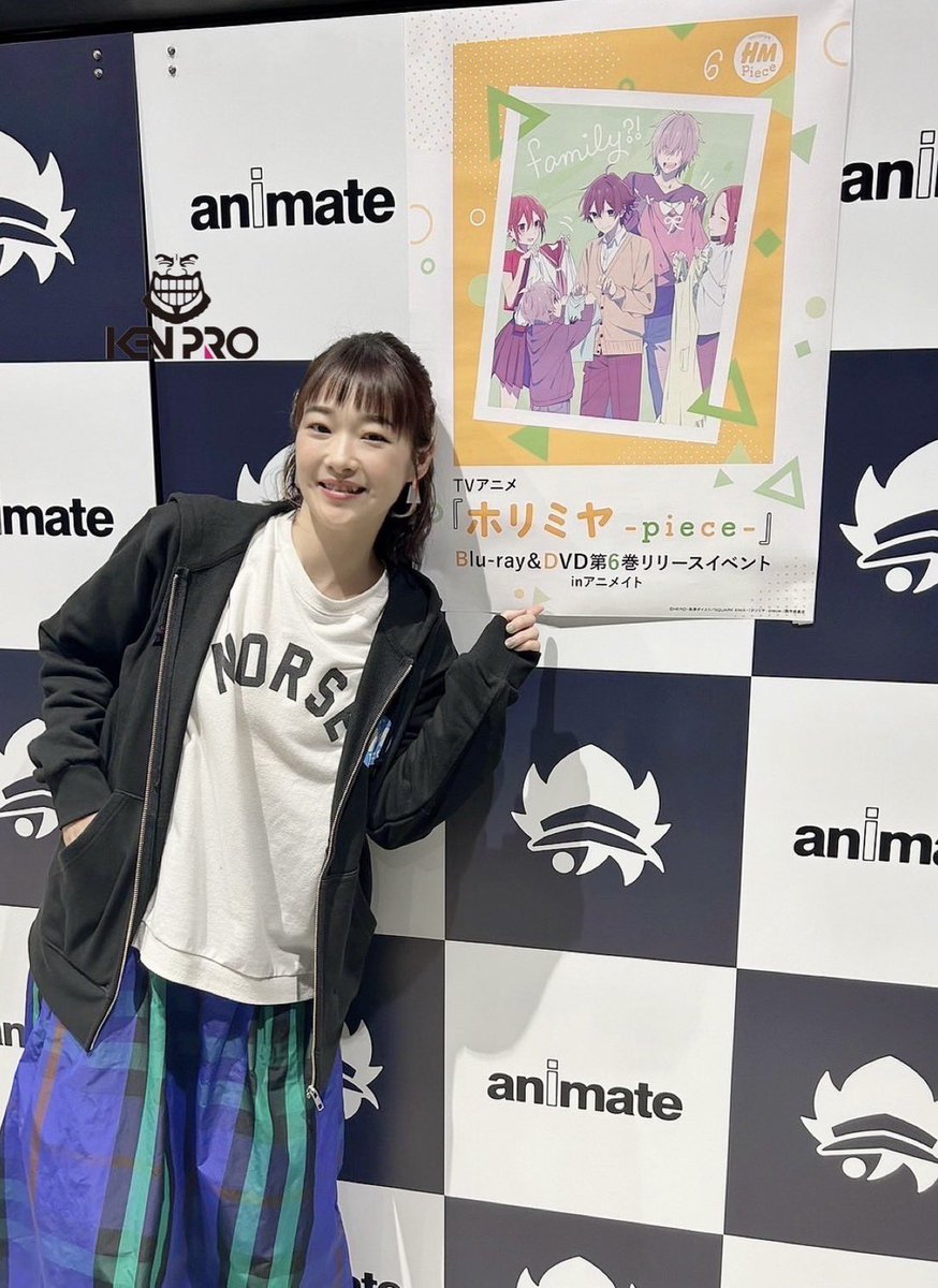 【出演報告】　#寺崎裕香

「ホリミヤ -piece-」Blu-ray＆DVD第6巻リリースイベントに出演しました。
お越しくださった皆様ありがとうございました！