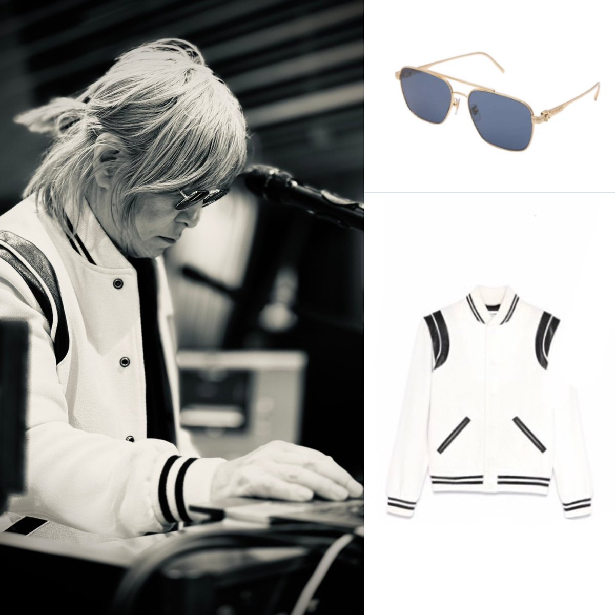 TKcostume's tweet image. Sunglasses
Louis Vuitton

Jacket
Saint Laurent

2024.4.14
from #TetsuyaKomuro&apos;s X

&quot;いよいよ、とうとう
あと6かい
まいにちがすごくはやい&quot;

#小室哲哉
#Tecci𓀠
#TMNETWORK 
#GetWild
#てっち衣装部
