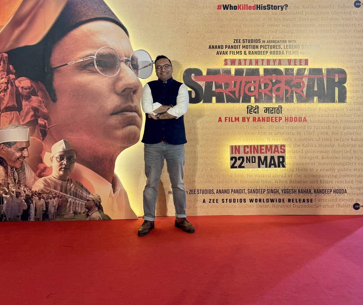 utkarshnaithani's tweet photo. An interview I really enjoyed. This is the part 1, where I speak about Swatantrya veer Savarkar. 

https://t.co/8zu5DyesJJ https://t.co/XIJYA0mGLL