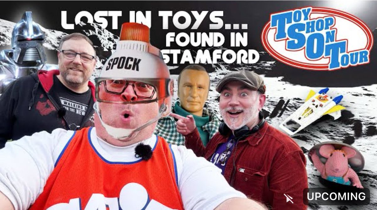 New episode of Toy Shop On Tour is live. Join us for a trip to Lost in Toys and Gary Bertram’s fine TV Space toy collection, and it looks like Joe has his buying hat on again (or is it a helmet?) youtu.be/p64my_Xu7fw?si… #Toys #toycollector #Tvshow #Collectibles