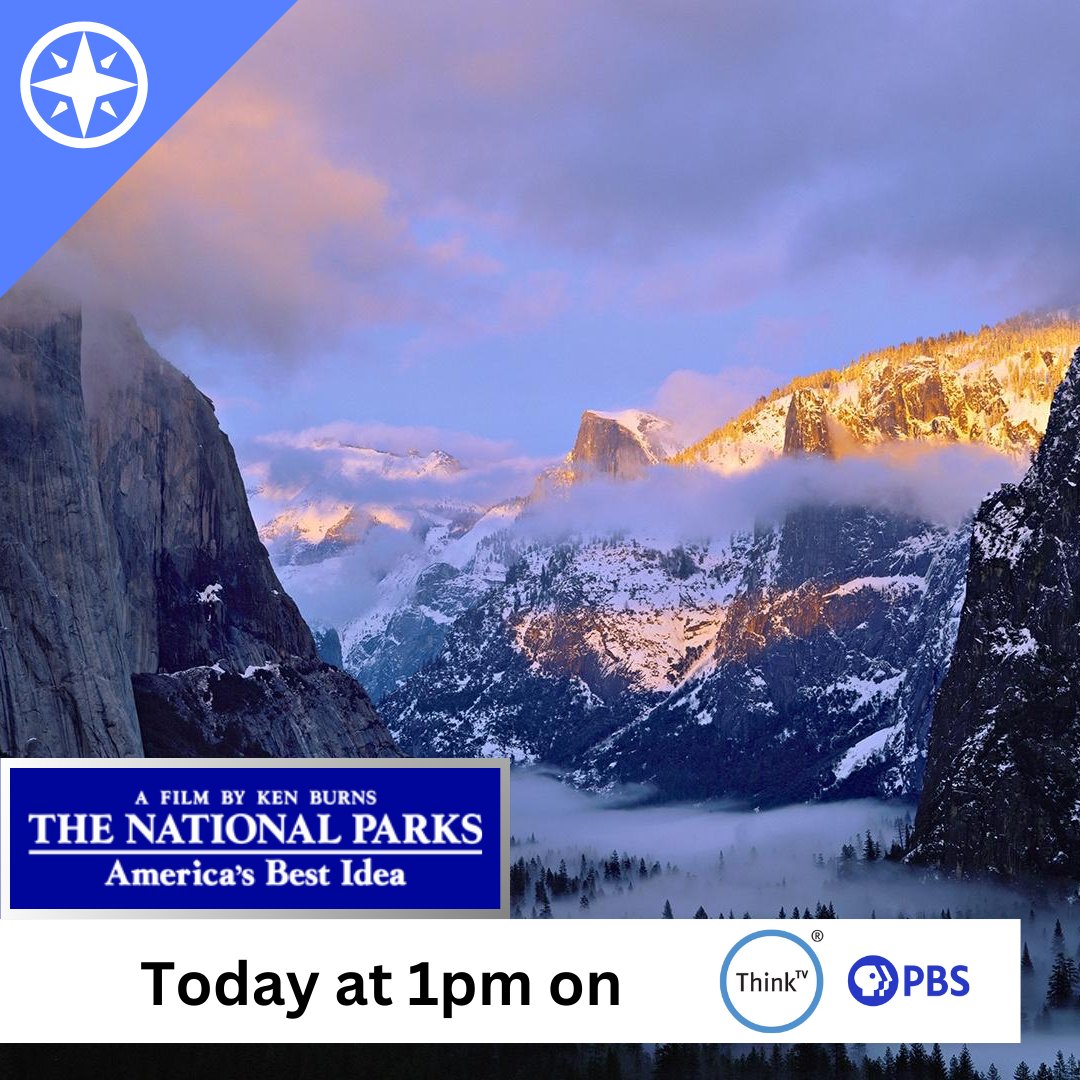 Explore the beauty and grandeur of our nation's magnificent parks with Ken Burns' The National Parks today at 1pm on ThinkTV16, the station livestream, or with Passport on the PBS App: video.thinktv.org/video/national….