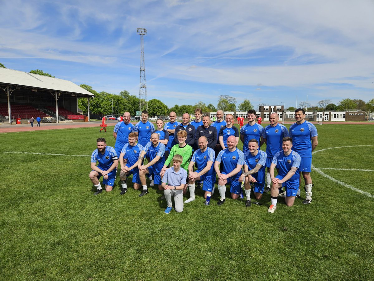 Final score Army 8 - 1 Navy. This is the first Maritime Reserves Football match. Valiant effort from the lads, up against an experienced Army Team. The first of many matches. Well played @Armyfa1888 Thank you for hosting the match @RNReserve @RM_Reserves @NavyFootball1