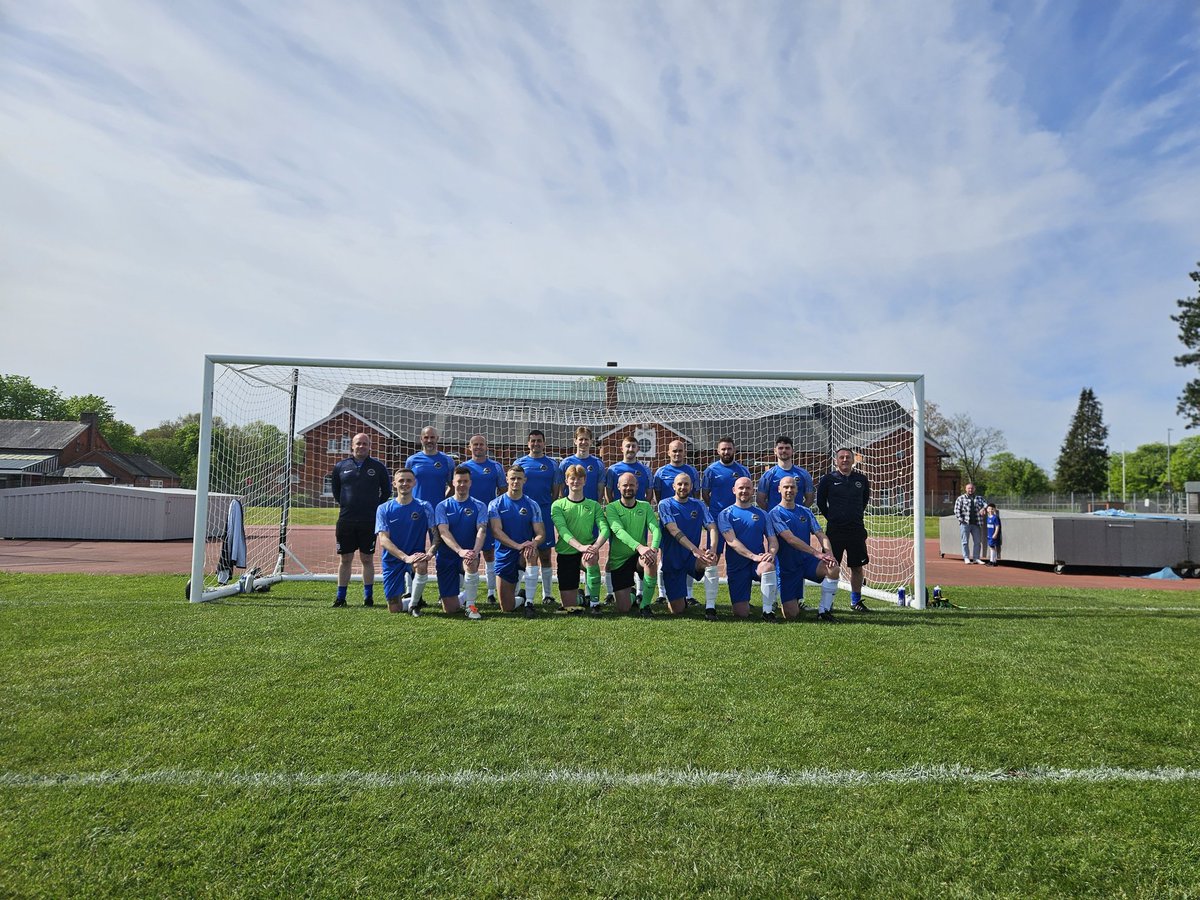 RNRRMRFootball's tweet photo. Final score Army 8 - 1 Navy. This is the first Maritime Reserves Football match. Valiant effort from the lads, up against an experienced Army Team. The first of many matches. Well played @Armyfa1888 Thank you for hosting the match @RNReserve
 @RM_Reserves @NavyFootball1 https://t.co/kWP0njC0Ka