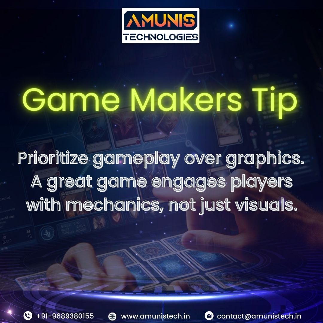 amunistech's tweet image. For more such game development tips follow Amunis Technologies!
If you have any requirement regarding game development then we are just a message away!

Contact us 
Phone- 9689380155 
Email- Contact@amunistech.in

#amunistechnologies #gamedevelopmentagency #Unitygamedeveloper