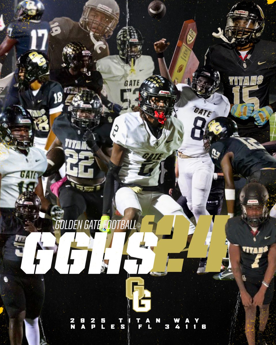 We are two weeks away from starting! Day 1 - 4/29!!! College coaches put the address in your GPS! 2925 Titan Way Naples FL 34116!! @GGHSFootball has a ton of student-athletes to look at! #KAIZEN #GRIT #RECRUITTHEGATE