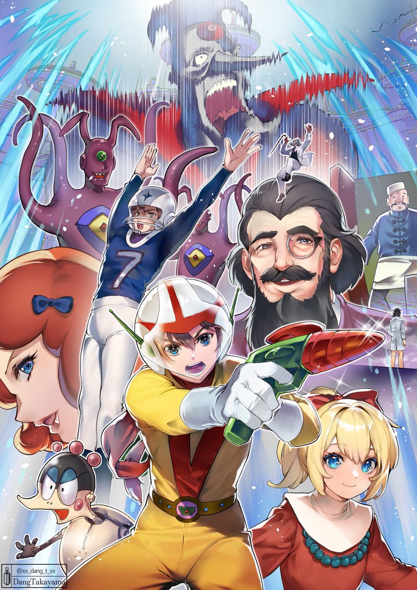 フリーレン「メギド、フリーレン、ファフナー、チャー研 #一次創作作家のファンアート 」|鷹山弾のイラスト