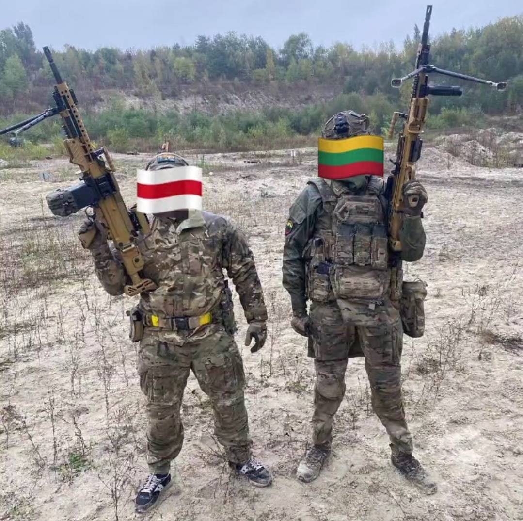 ⚡️🇩🇪German Heckler & Koch MG5 machine guns in service with soldiers from the 🇱🇹Lithuanian Legion fighting on the side of 🇺🇦Ukraine
