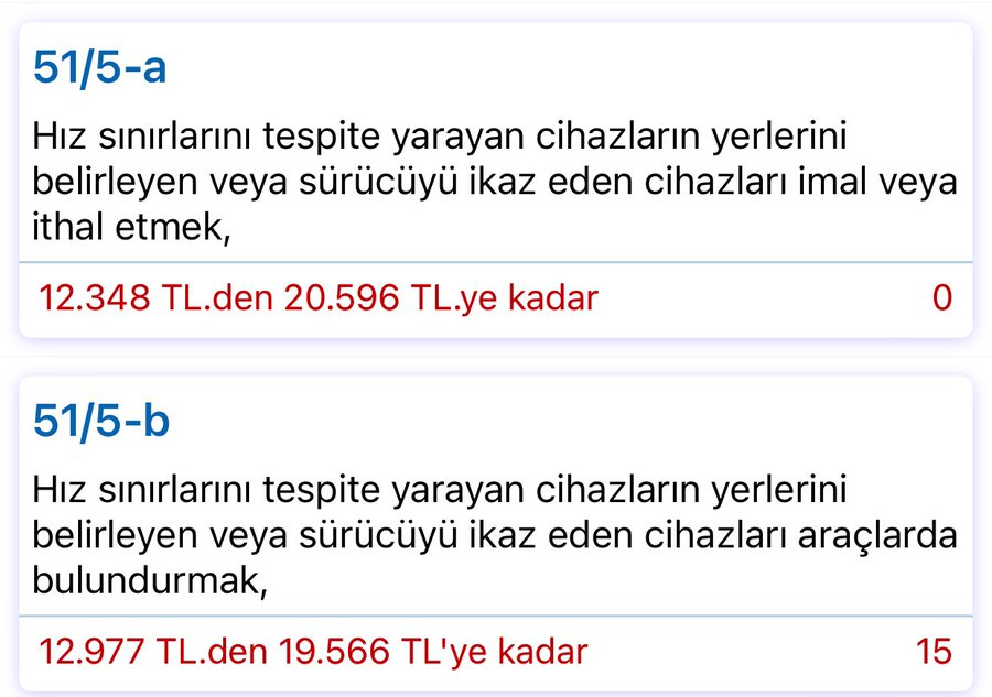 Trafik polisi yolda uygulama yapıyor. Hız cezası yemesinler diye radar uyarısında bulunmak amacıyla selektörle karşı yönden gelen araçlara işaret eden sürücüler polis tarafından kenara çekilip aşağıdaki 51/5 maddesinden ceza kesiliyor.

Bu uygulama ve ceza hukuka aykırıdır!