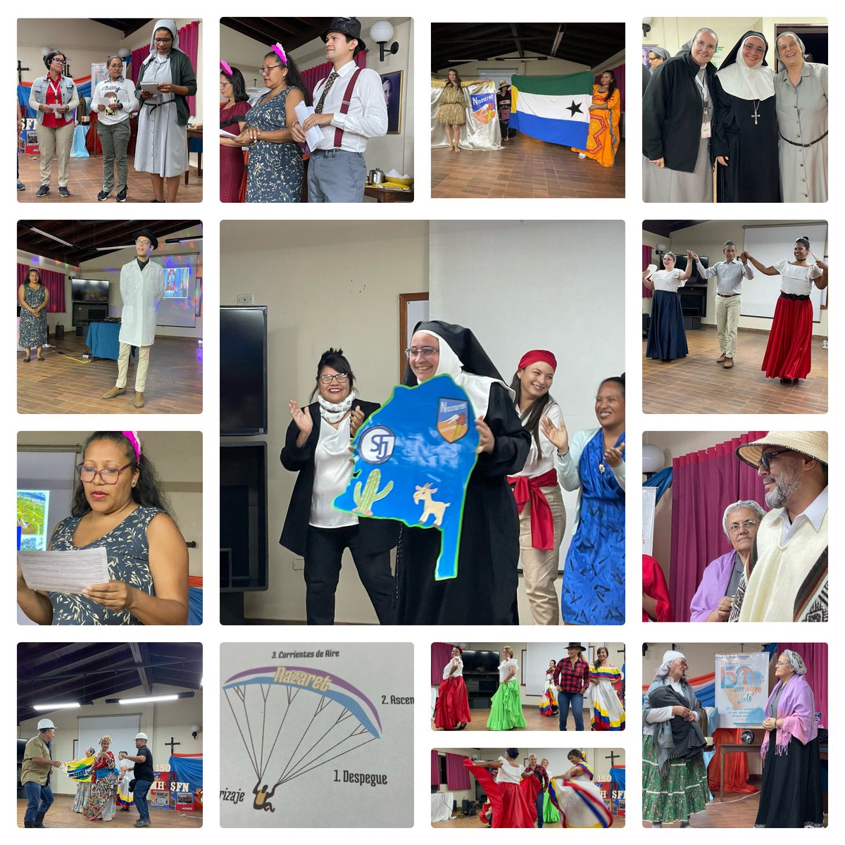 Evaluación final y fiesta de despedida. Alegría, agradecimiento y una muy buena velada #NazaretFamilia