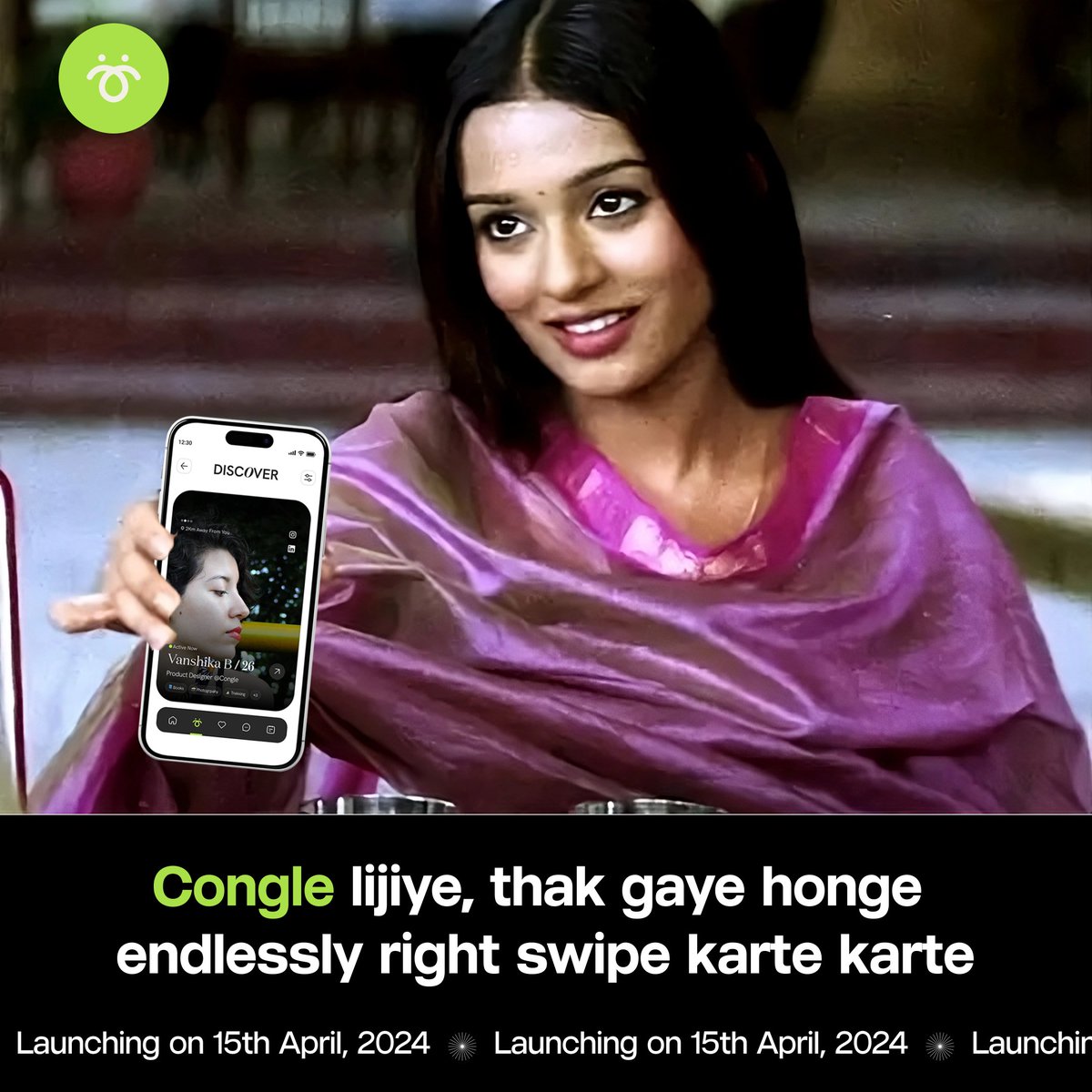 Ek aur weekend swipe karte karte hi kat gaya? 🤔
Congle is launching soon! Join our waitlist and make your upcoming weekends fun 🥳
#congle #congleindia #bangalore #startup #realconnections