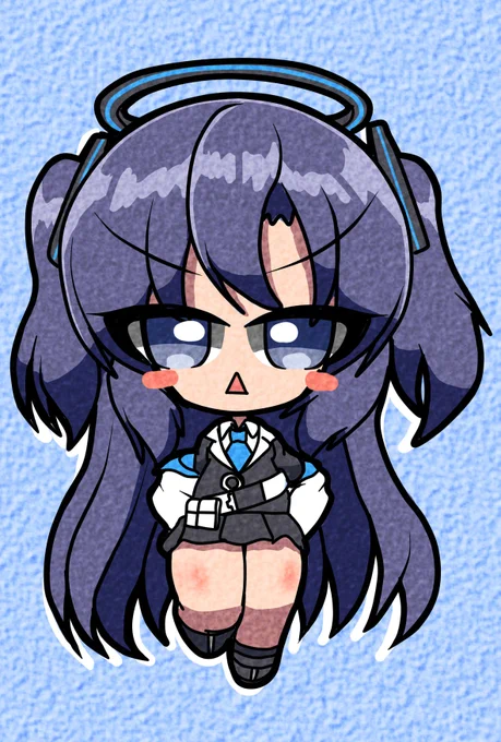 今週の日曜日絵(┃ヮ┃ э )Эデフォルメユウカデフォルメ久しぶりなので練習#ブルーアーカイブ #ブルアカイラスト部 #早瀬ユウカ 