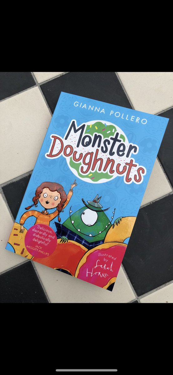 Went for a coffee with a friend this morning & was approached by a little girl who recognised me from an author visit. She told me she’s read all 3 Doughnuts books twice and that they’re her favourite. Made my day… especially timely as it’s book one’s third birthday tomorrow ❤️