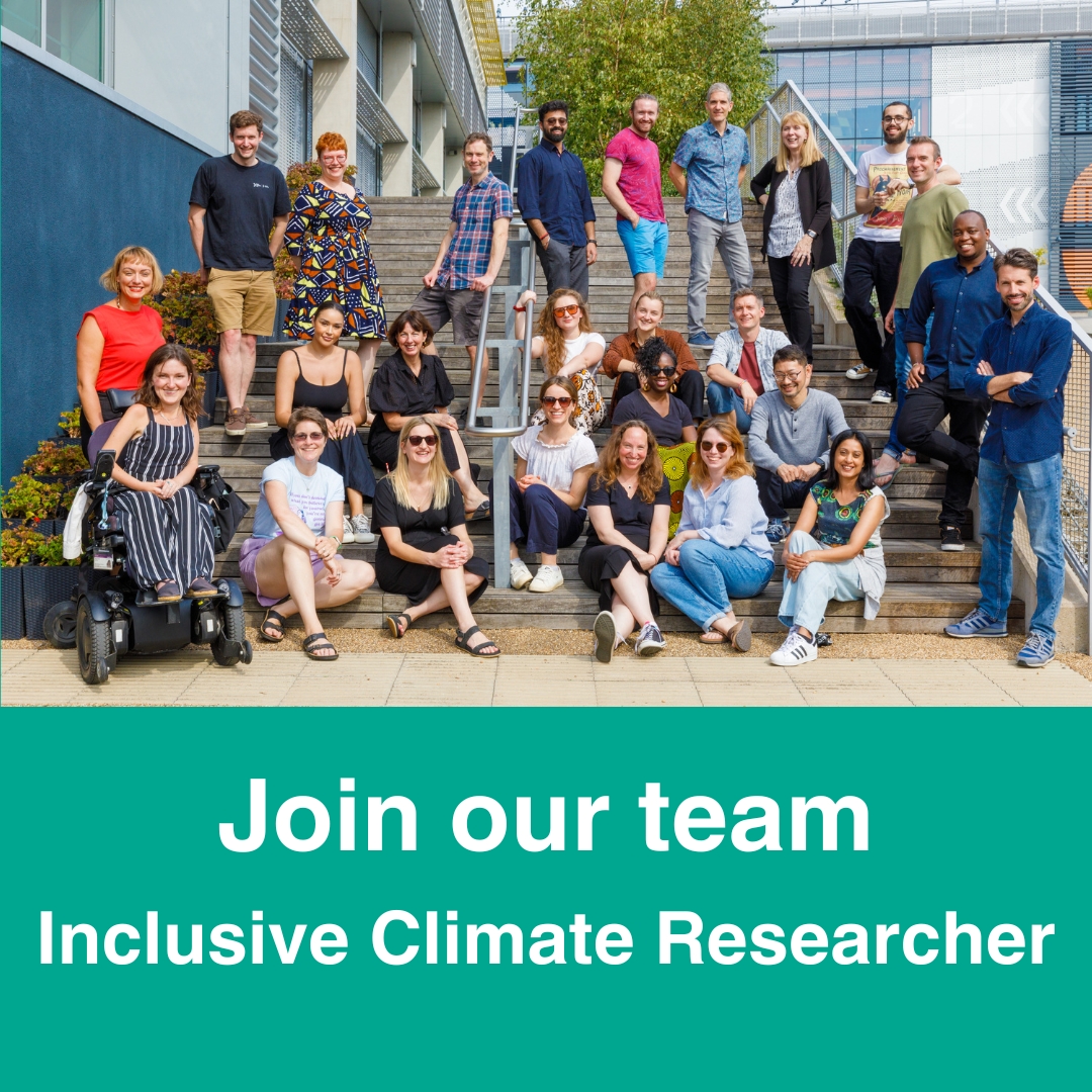 📢 New role: Inclusive Climate Researcher The post will focus on inclusive approaches to climate action, adaptation, mitigation & resilience. Find out more & apply: bit.ly/4dabpr1 #Climate #Disability #Job #Employment #GDIHub #AT #AssistiveTech #Inlcusion #Design