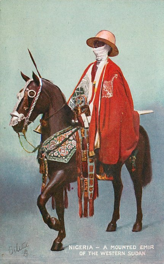 A Mounted Emir, Nigeria