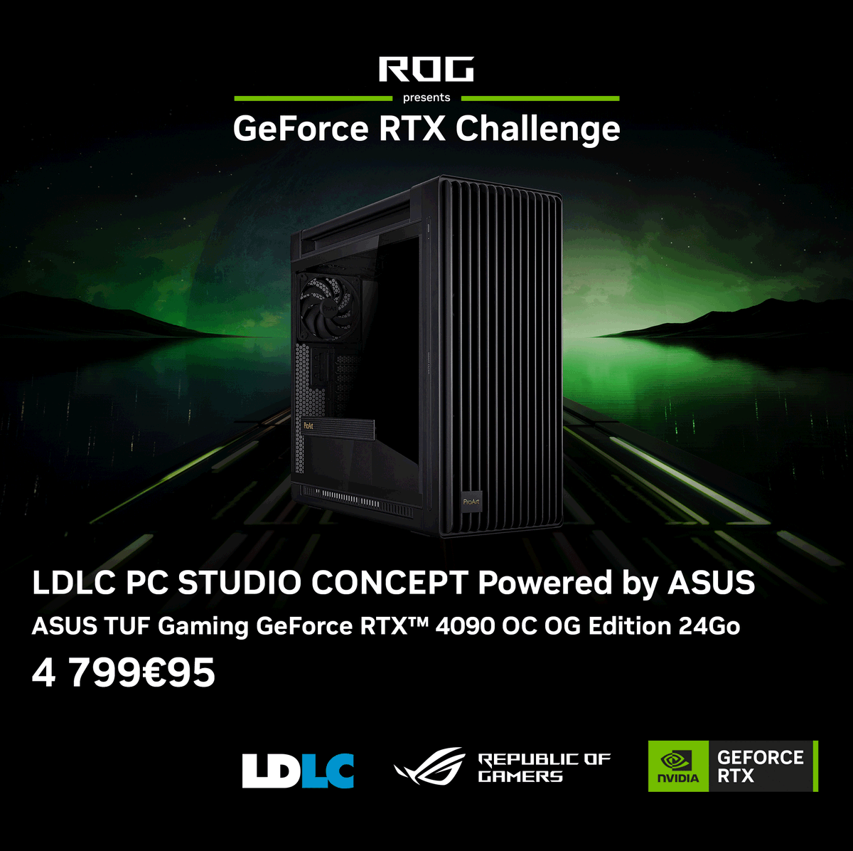 Prêts à relever le défi créatif ultime ?💡🎨 #ROGRTXChallenge Libérez tout votre potentiel et repoussez les limites de votre imagination avec les PC Fixes et PC Portables @AsusFrance @ASUS_ROG_FR de la gamme STUDIO en GeForce RTX Série 40.