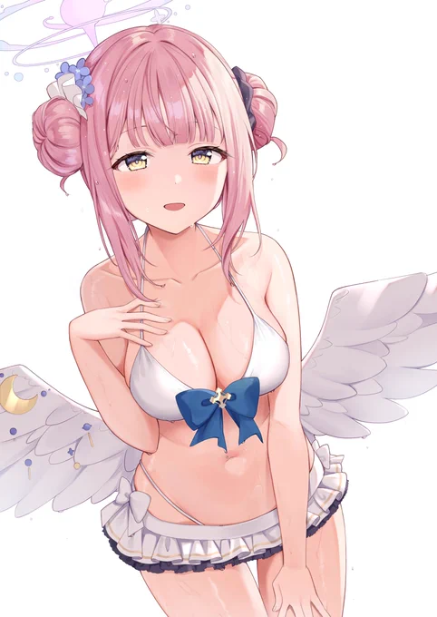 #気温が高いので気が早いが水着絵が見たい 