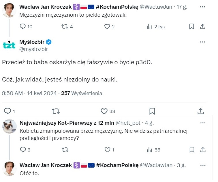 Lewicowy pochwacet został oskarżony o szczególne i niezgodne z prawem upodobania przez dorosłą kobietę ze środowiska @__Lewica. To samo towarzystwo, które ma w planach stworzyć łatwy i obarczony zarowym ryzykiem konsekwencji (dla płci lepszej rzecz jasna) system pomówień, w…