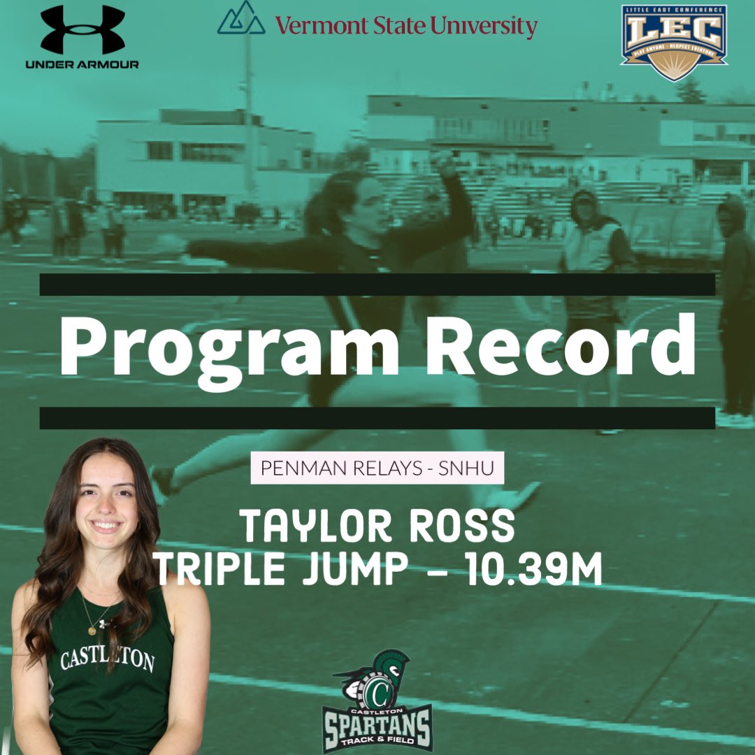 Congrats on 3 new program records!