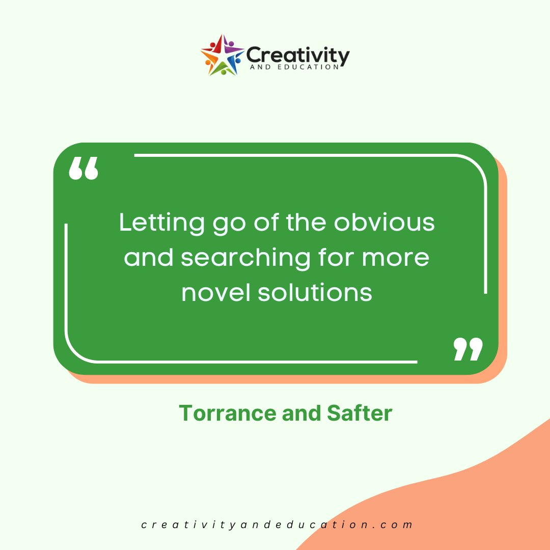 🌟 Dare to be different! 🌟 It's time to break free from the obvious and explore fresh, original solutions. Embrace your uniqueness! 💡💫 #CreativityandEducation #BeOriginal #Innovation #CreativeThinking