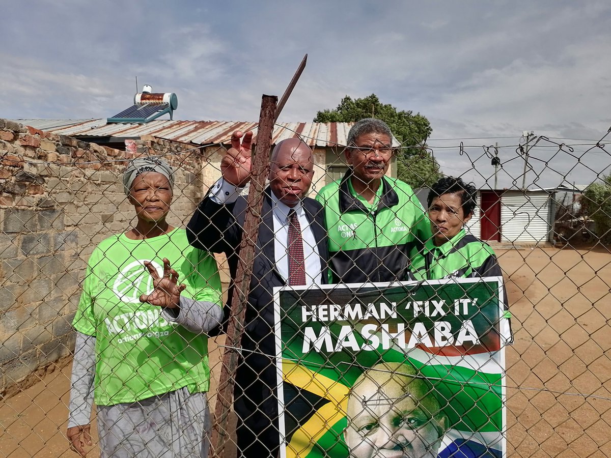 Mrs van der Merwe assured President @HermanMashaba that her home and family will support @Action4SA because she believes #OnlyActionWillFixSA.