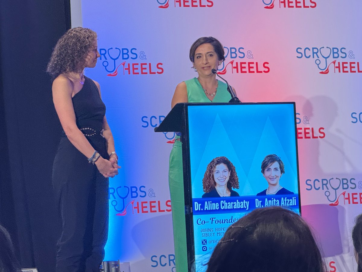 Fearless leaders @DCharabaty and @IBD_Afzali describing changing the face of medicine, through women supporting women. Thank you for all that you do! ❤️
