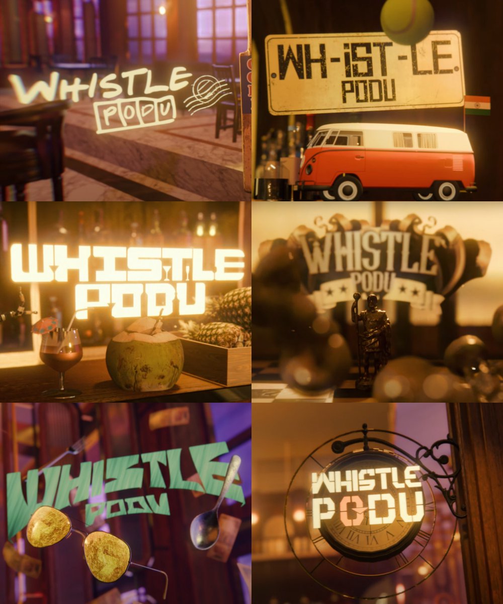 illusionistChay's tweet photo. Venkat Prabhu's movie references was the fun part of the Whistle Podu video! https://t.co/iRcVolLXiS