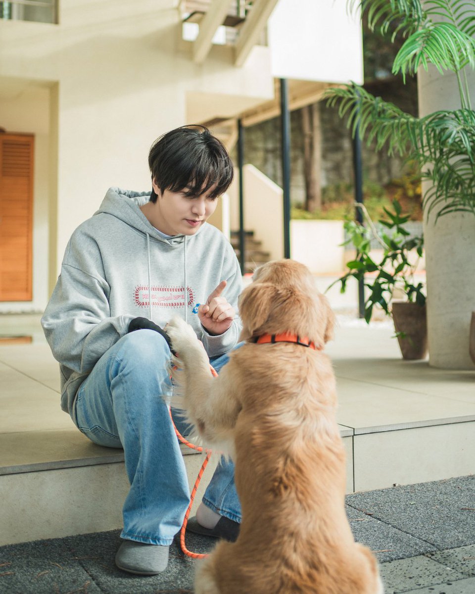 [#LeeMinHo X #MyPetDoctor]
Embrace the approaching spring days without hesitation, as LEE MINHO shares adorable moments of love with puppies, melting frozen hearts 💕 This moment is pure paradise 🪽

#이민호 
#MYM
 #MYMENTERTAINMENT
#MINOZ