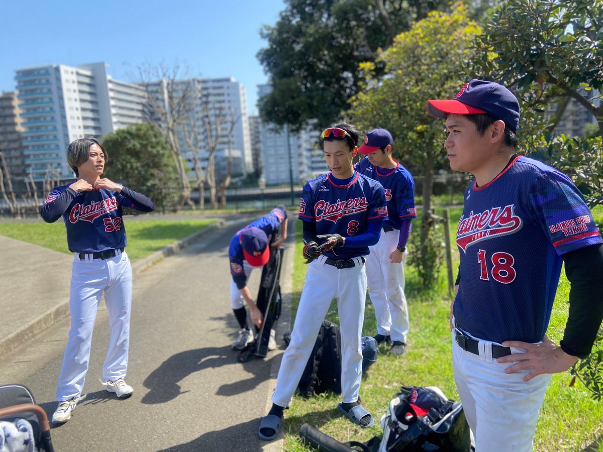 東京草野球チーム 「Claimers TOKYO」 tweet media