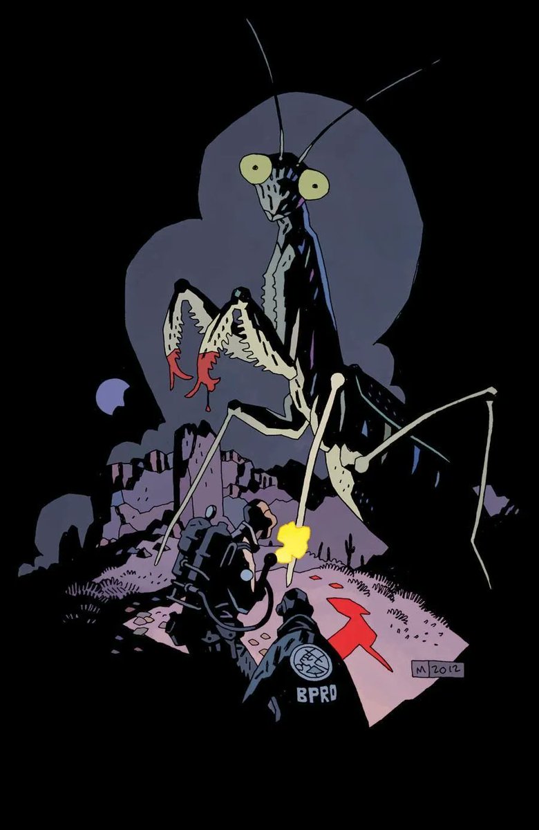 The only good bug is a dead bug. ~From the pages of #Hellboy B.P.R.D. 1948~