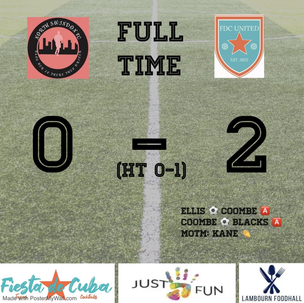 FDC United (@fdc_united) on Twitter photo Full Time
We’re through to another final & it’s a repeat of our final last season against <a href="/NalgoRangers/">Nalgo Rangers ⭐️</a>
10 men for 75 minutes along with a sin bin. Every single man dug in deep and done their job today, shoutout to Coombe up top on his own all game. Immensely proud! 💙🧡 Full Time
We’re through to another final & it’s a repeat of our final last season against <a href="/NalgoRangers/">Nalgo Rangers ⭐️</a>
10 men for 75 minutes along with a sin bin. Every single man dug in deep and done their job today, shoutout to Coombe up top on his own all game. Immensely proud! 💙🧡
