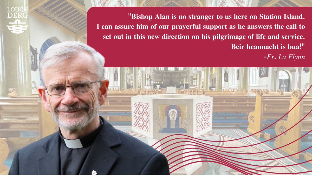 Today we remember in our prayers Bishop Alan McGuckian SJ, as he is officially installed as the Bishop of the @DownandConnor. You can watch the Installation ceremony which will be live streamed from @peter_cathedral via Webcam at 3.00pm: churchservices.tv/stpeterscathed…