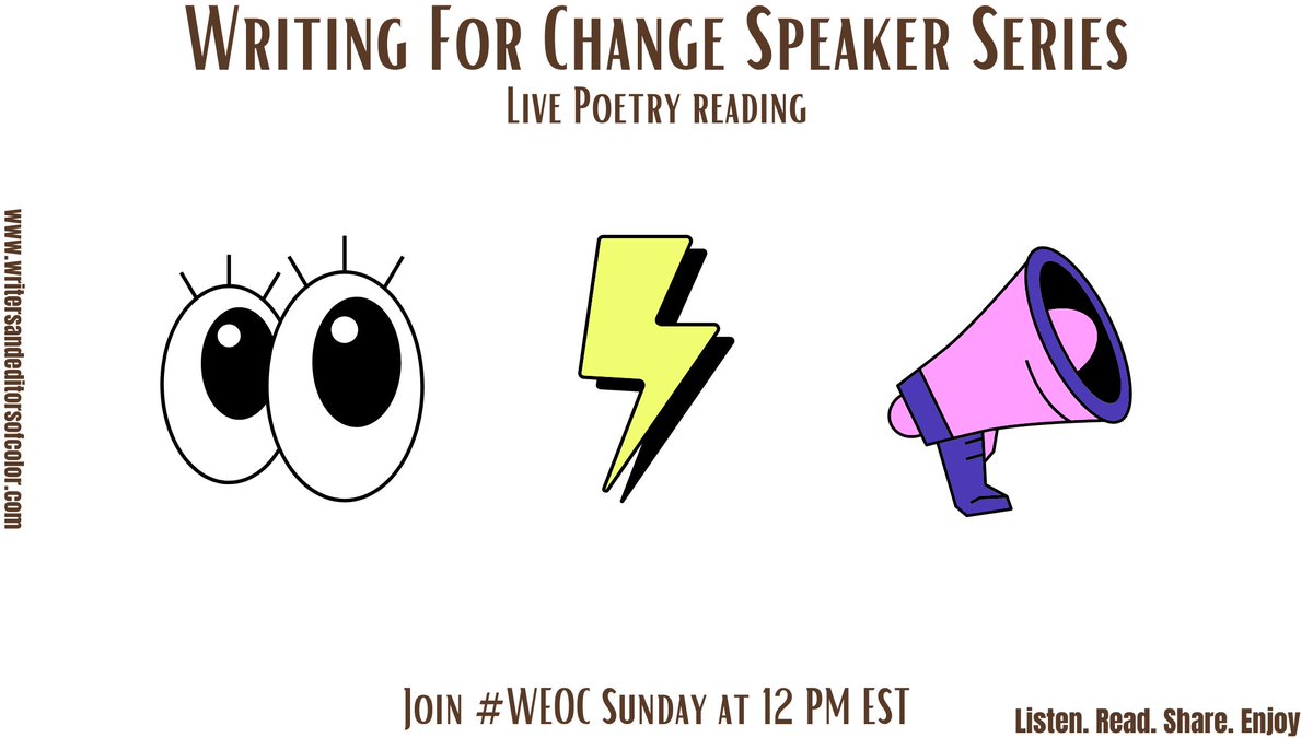 Want to hear a live poetry reading? We’re live twitter.com/i/spaces/1LyxB… @michelejroberts @itsgirlmil @nada_chehade_ @phoenixandswan_ @pseanb @PetiriIra @quinn_willi