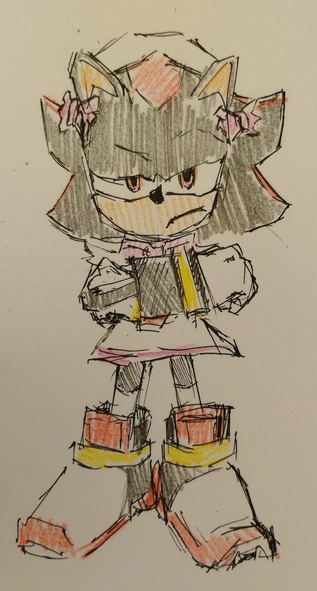 GCapablo's tweet photo. I'm selling at a stand art and I've decided to draw my definitive duo.  I love them (I'm shadow)🥰

Ps: There I have some Sonic stickers that I'm selling at my stand.🦍🤠🤟
#SonicTheHedgehog #sth #sonicfanart #ShadowTheHedgehog #art #myartwork #sketch https://t.co/tcve9NTmlM