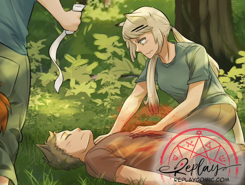 ReplayComic's tweet photo. Replay has updated! 
Take a look, like, share, and comment! Thanks~!  

Latest page: https://t.co/yCRJjhduHG
Start from the beginning: https://t.co/FcRATEYBUs https://t.co/YYNmG35CRp