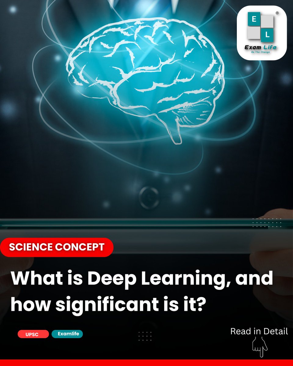 What is Deep Learning, and how significant is it❓

Read in Detail:👇
tinyurl.com/upscscienceand…

#Examlife #upscexam #upsc #currentaffairs #ExamPrep #science #artificialintelligence #deeplearning #machinelearning