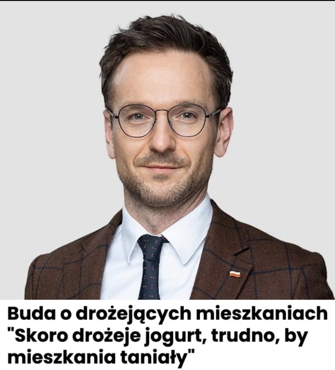 @MNiedorozwoju podziekujmy też temu panu. @TomekNarkun pracownik działu sprzedaży dewelopera i konsultant @MRiTGOVPL od zwiększania i stymulowania podaży na nieruchomościach, nie zaistniałby w świecie drogich nieruchomości gdyby nie @waldemar_buda 🤷🏻‍♂️