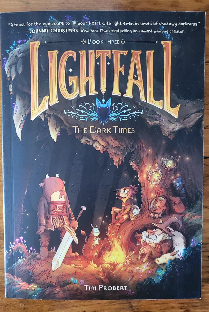 Is there a #LightfallLoreGroup that I can join please. Not going to read it yet until I've re-re-read the first two again. For those who have yet to read this graphic novel series, think 'Dark Crystal' meets 'Krull' but for a younger audience.