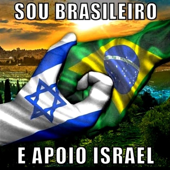 Viva Israel 🇧🇷🇧🇷🇮🇱🇮🇱
#BrazilSupportIsrael